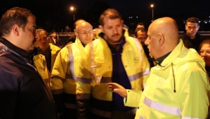 Haliliye'de Temizlik Çalışmaları Gece Gündüz Devam Ediyor