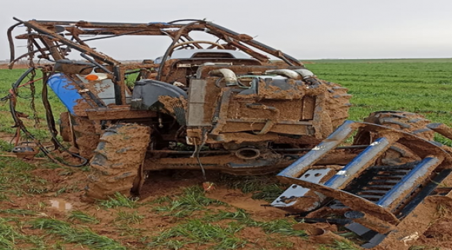 Şanlıurfa'da traktör ikiye ayrıldı, sürücü ağır yaralandı