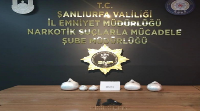 Şanlıurfa'da uyuşturucu operasyonu!