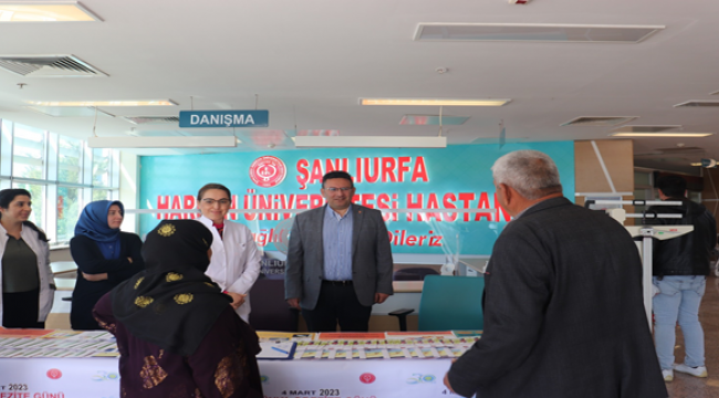 Şanlıurfa Harran Üniversitesi Hastanesinde Obezite Farkındalığı İçin Stant Açıldı