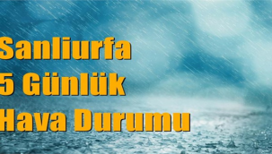 Şanlıurfa İçin 5 Günlük Hava Durumu