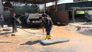 Selin vurduğu Şanlıurfa'da oto yıkama yoğunluğu