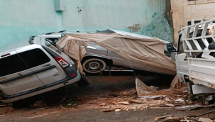 Urfa'da deprem sonrası manzara!