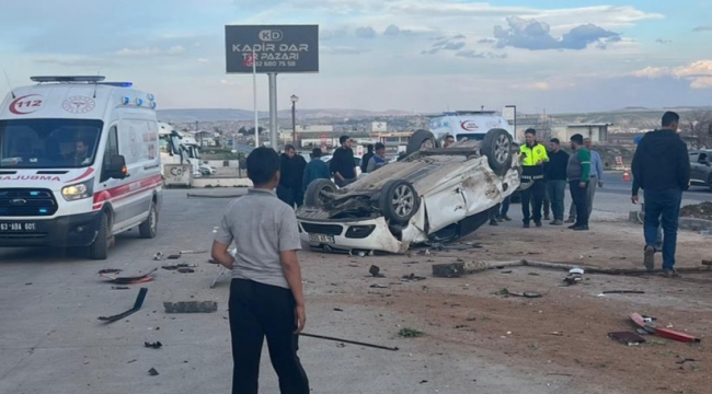 Urfa"da trafik kazası, 5 yaralı