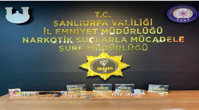 Urfa'da uyuşturucu operasyonu!