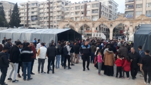 Urfa'da yıllar sonra iftar çadırı kuruldu 