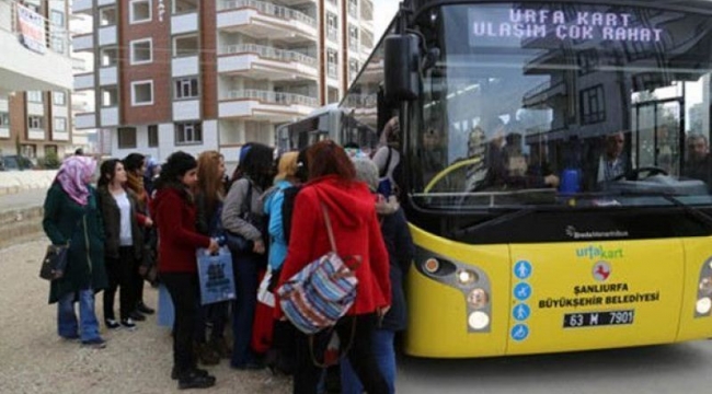 Urfa şehir içi ulaşımda 3 hatta değişiklik yapıldı