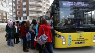 Urfa şehir içi ulaşımda 3 hatta değişiklik yapıldı