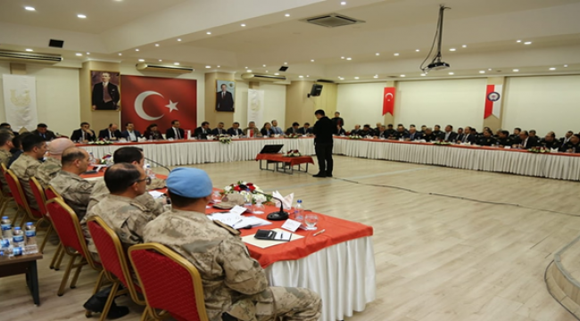 Vali Ayhan Başkanlığında seçim güvenlik toplantısı yapıldı