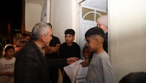 Başkan Beyazgül, Selden etkilenen aileleri unutmadı 