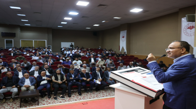 Bozdağ,  "Şanlıurfa'yı Endüstriyel Enerji Bölgesi İlan Edeceğiz"