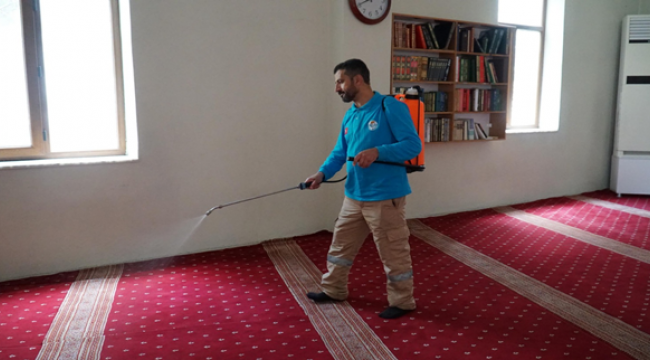 Haliliye Belediyesinden Camilerde Bayram Namazı Hazırlığı