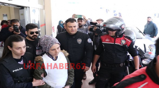 Haliliye'de kayınbiraderini silahla öldürün kadın Adliye'ye sevk edildi
