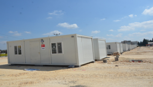 Haliliye'de Konteynırkent kurulma çalışmaları devam ediyor