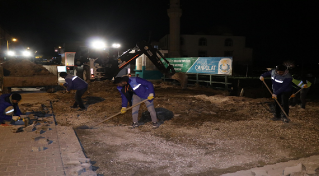 Haliliye'de üstyapı çalışmaları sürüyor 
