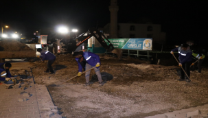 Haliliye'de üstyapı çalışmaları sürüyor 