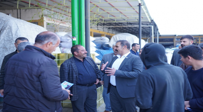 Milletvekili Adayı Yetim, esnafın sorunlarını dinledi
