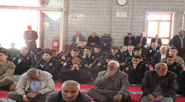Polis haftasında şehitler için Mevlid-i Şerif okutuldu