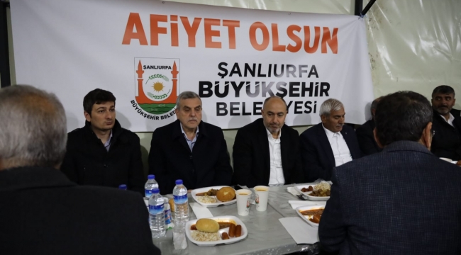 Şanlıurfa Büyükşehir Belediye Başkanı Beyazgül Bozova'da