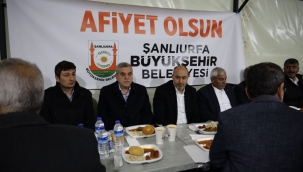 Şanlıurfa Büyükşehir Belediye Başkanı Beyazgül Bozova'da