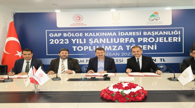 Şanlıurfa'da 400 kişilik istihdam için imzalar atıldı!