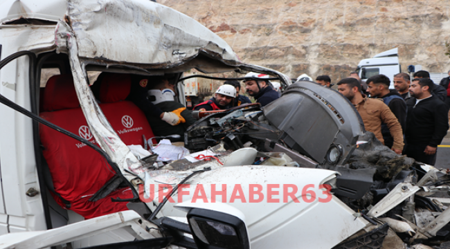 Şanlıurfa'da feci kaza, 2 ağır yaralı