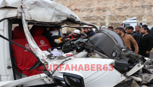 Şanlıurfa'da feci kaza, 2 ağır yaralı
