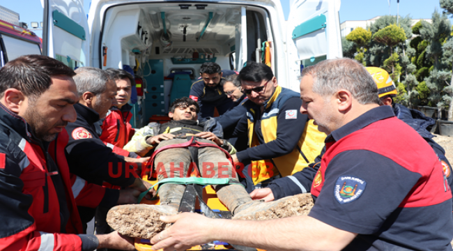 Şanlıurfa'da göçük altında kalan 4 işçi kurtarıldı