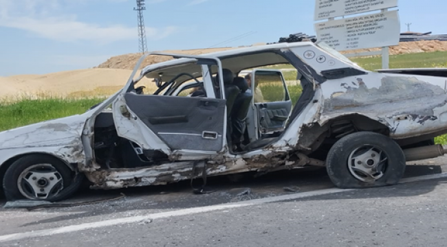 Şanlıurfa'da otomobil takla attı, 2 yaralı
