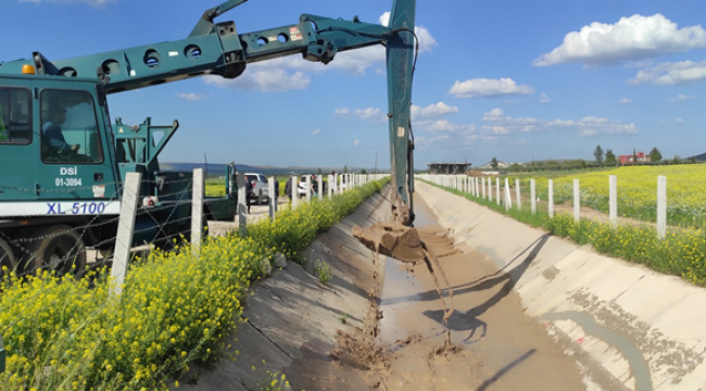 Sulama öncesi temizlik çalışması başladı!