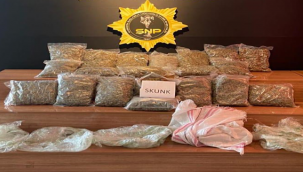 Urfa'da 15 kilo skunk ele geçirildi