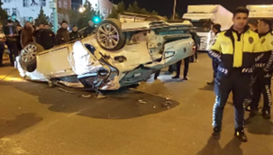 Viranşehir'de tır otomobil ile çarpıştı, 4 yaralı