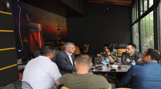 Başkan Beyazgül Esnaf ve Vatandaşlardan Cumhurbaşkanı Erdoğan İçin Destek İstedi