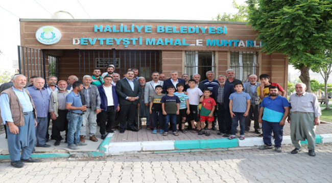 Başkan Canpolat ve Başkan Beyazgül, Devteyşti Mahallesi Sakinleriyle Buluştu