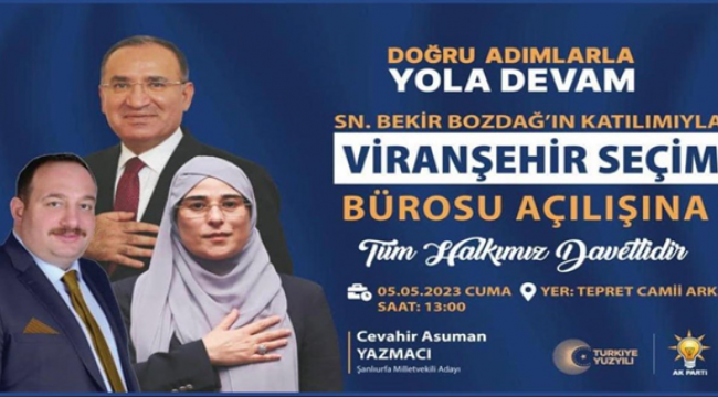 Başkan Ekinci'den Seçim Bürosu Açılışına Davet 