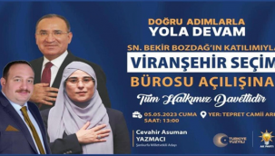 Başkan Ekinci'den Seçim Bürosu Açılışına Davet 