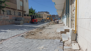 Eyyübiye'de Altı Mahallede Kilitli Parke Çalışması