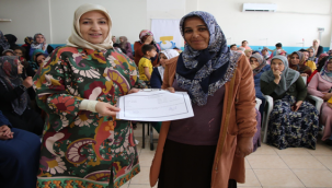 Haliliye Belediyesinde başarılı kursiyerlere sertifikaları verildi