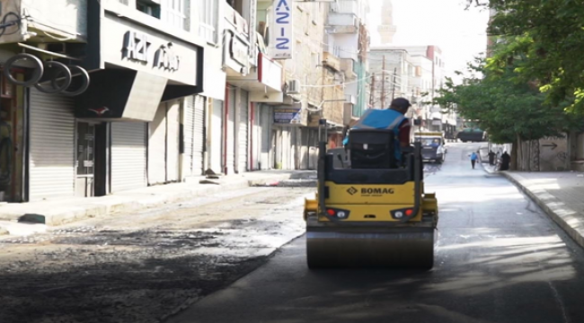 Haliliye Belediyesinden sıcak asfalt çalışması