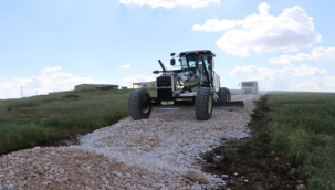 Haliliye'de Yol çalışmaları hummalı bir şekilde devam ediyor
