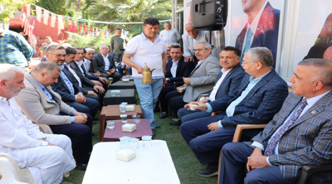  Hikmet Başak'a, Celalettin Güvenç'ten Destek Ziyareti