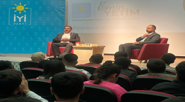 İYİ Parti Adayı Emin Yetim, Gençlerle Bir Araya Geldi