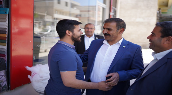 İyi Parti Adayı Yetim'den Süleymaniye esnafına ziyaret
