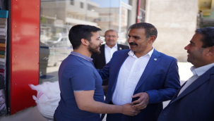 İyi Parti Adayı Yetim'den Süleymaniye esnafına ziyaret