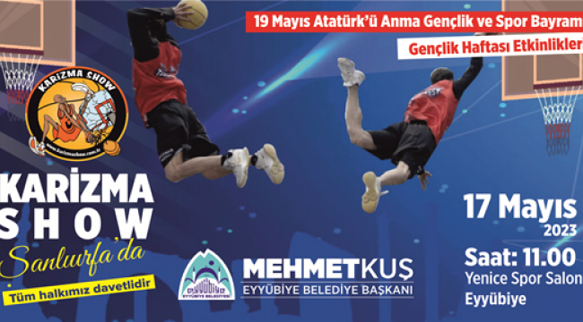 Karizma Show Ekibi Eyyübiye'de Gençlerle Buluşuyor