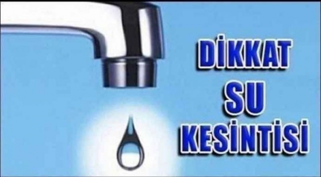 Şanlıurfa'da su kesintisi