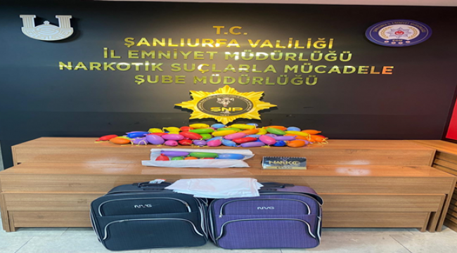 Şanlıurfa'da uyuşturucu operasyon