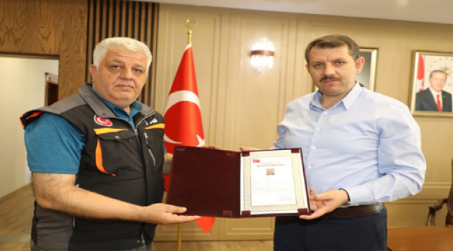 Şanlıurfa İl Afet ve Acil Durum Müdürü Sönmez emekli oldu