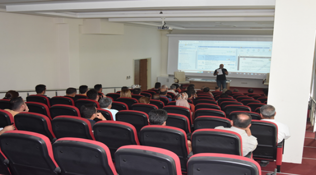  Şanlıurfa Orman çalışanlarına EBYS ve resmi yazışma eğitimi verildi