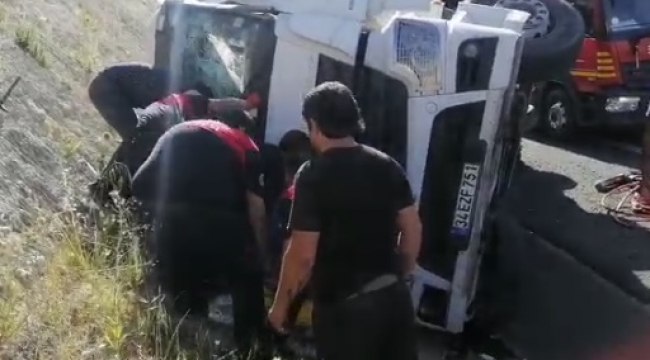 Urfa otobanında kaza, 1 yaralı